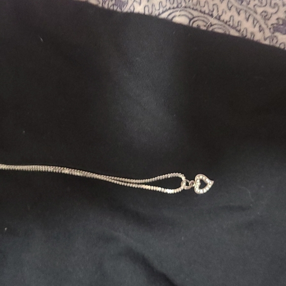 Silver heart bracelet/ankle bracelet - Picture 2 of 4